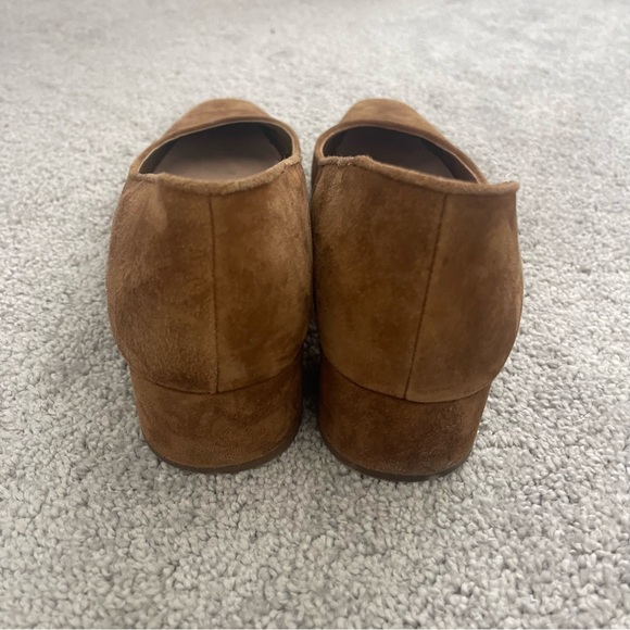 Loeffler Randall Brown Suede Block Heel Pumps - Picture 6 of 8